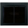 Dyna-Glo Pleasant Hearth Alpine Fireplace Glass Door Black AN-1011 37-1/2"L x 33"H AN-1011